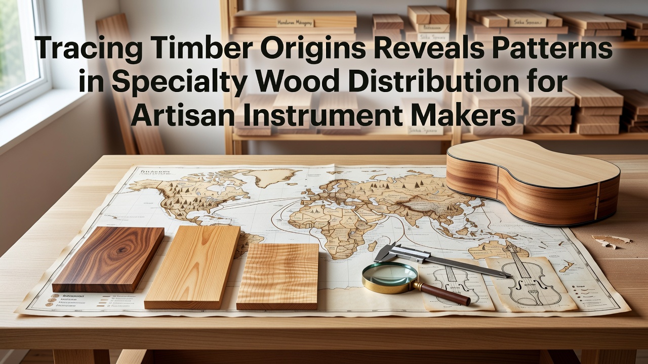 Tracing Timber Origins Reveals Patterns in Specialty Wood Distribution for Artisan Instrument Makers